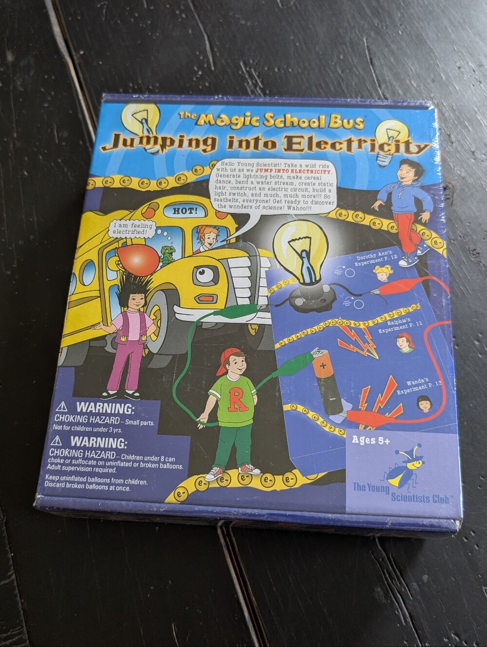 Scholastic's The Magic School Bus Jumping Into Electricity Kit - NEW, sealed